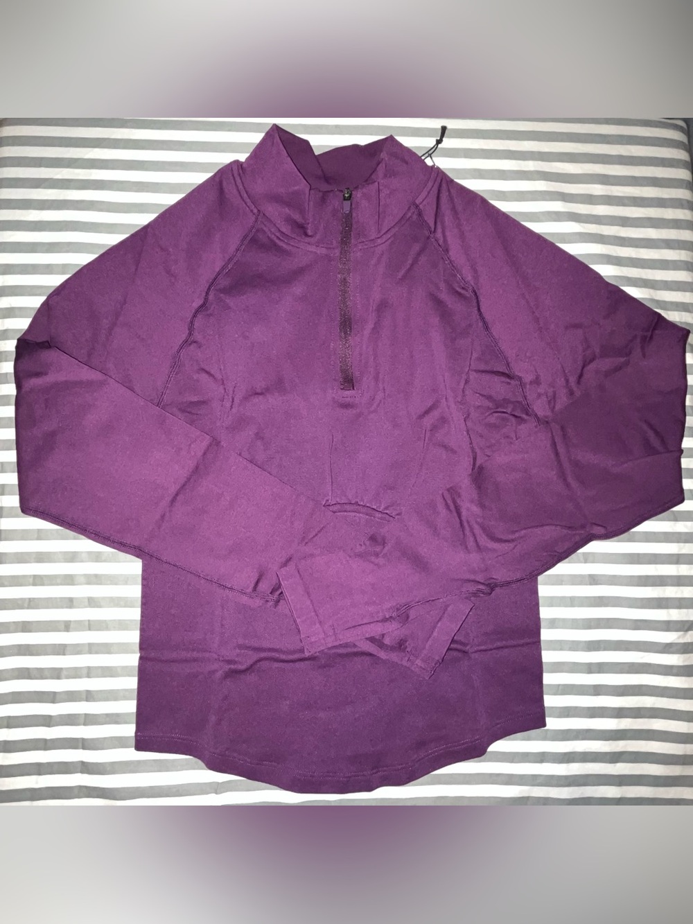 Paragon Fitwear CurveFlex Form Quarter Zip in Plum Size M